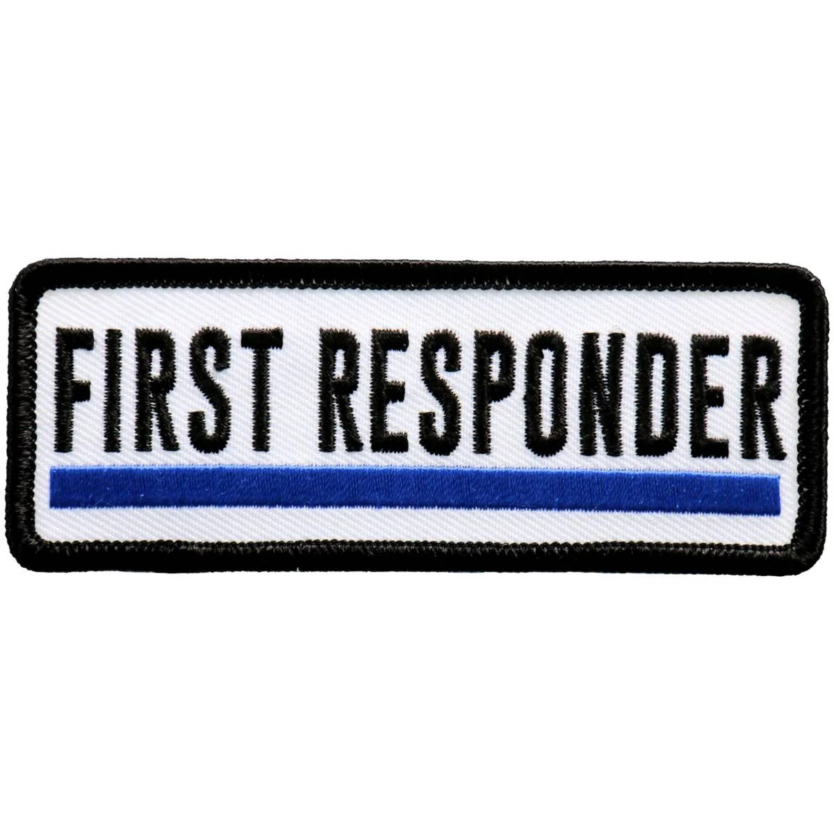 Verified Hot Leathers PPL9743 4 Inch First Responder Blue Line Patch Effective