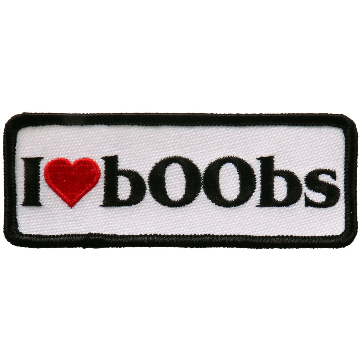 User-Friendly Hot Leathers PPL9681 I Heart Boobs 4 x2 Patch Healthy