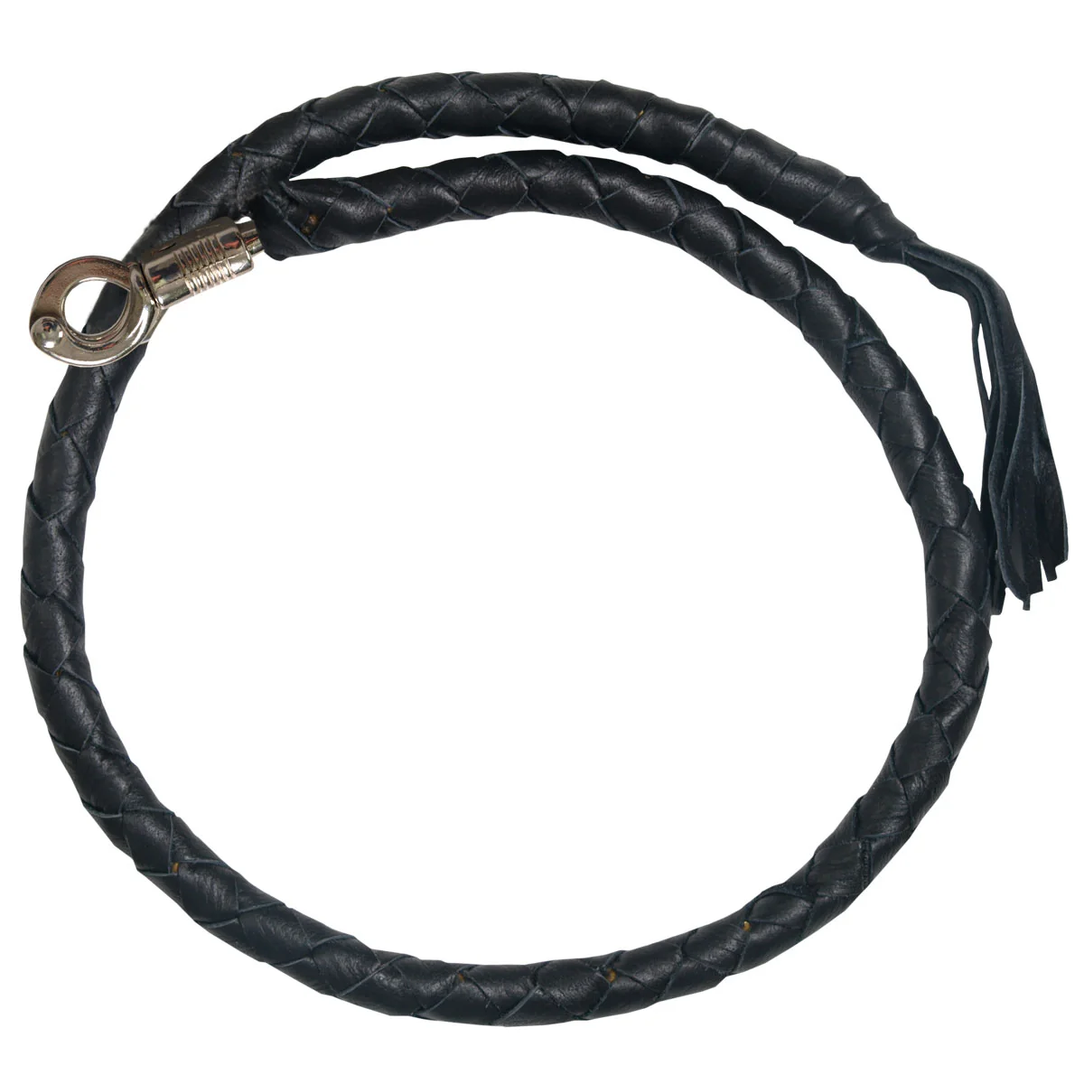 Contemporary Hot Leathers MWH1101 Get Back Black Leather Whip Original Design