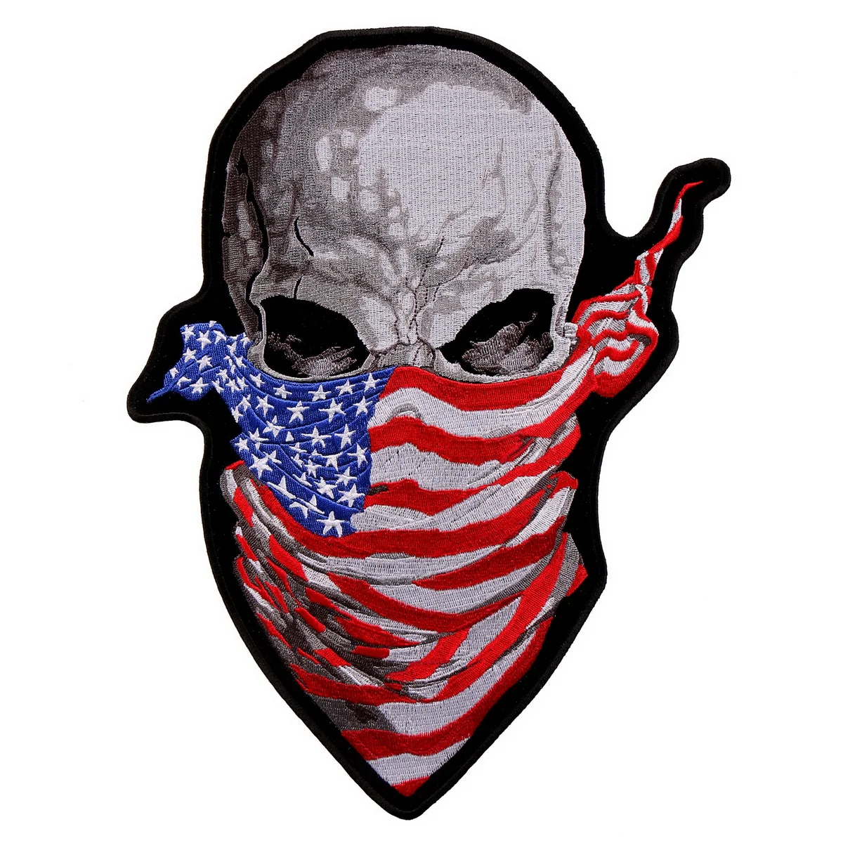 Smooth Hot Leathers PPA9589 America Rising Skull 9 x 12 Patch First-Class
