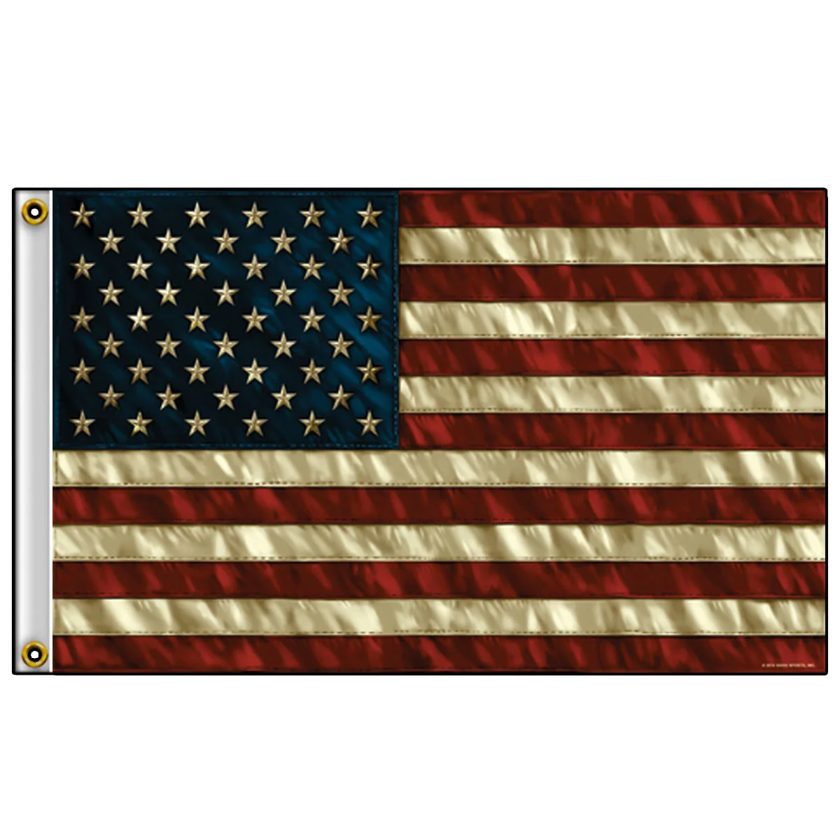 Soft Hot Leathers FGA1068 Vintage American Flag Eco-Friendly