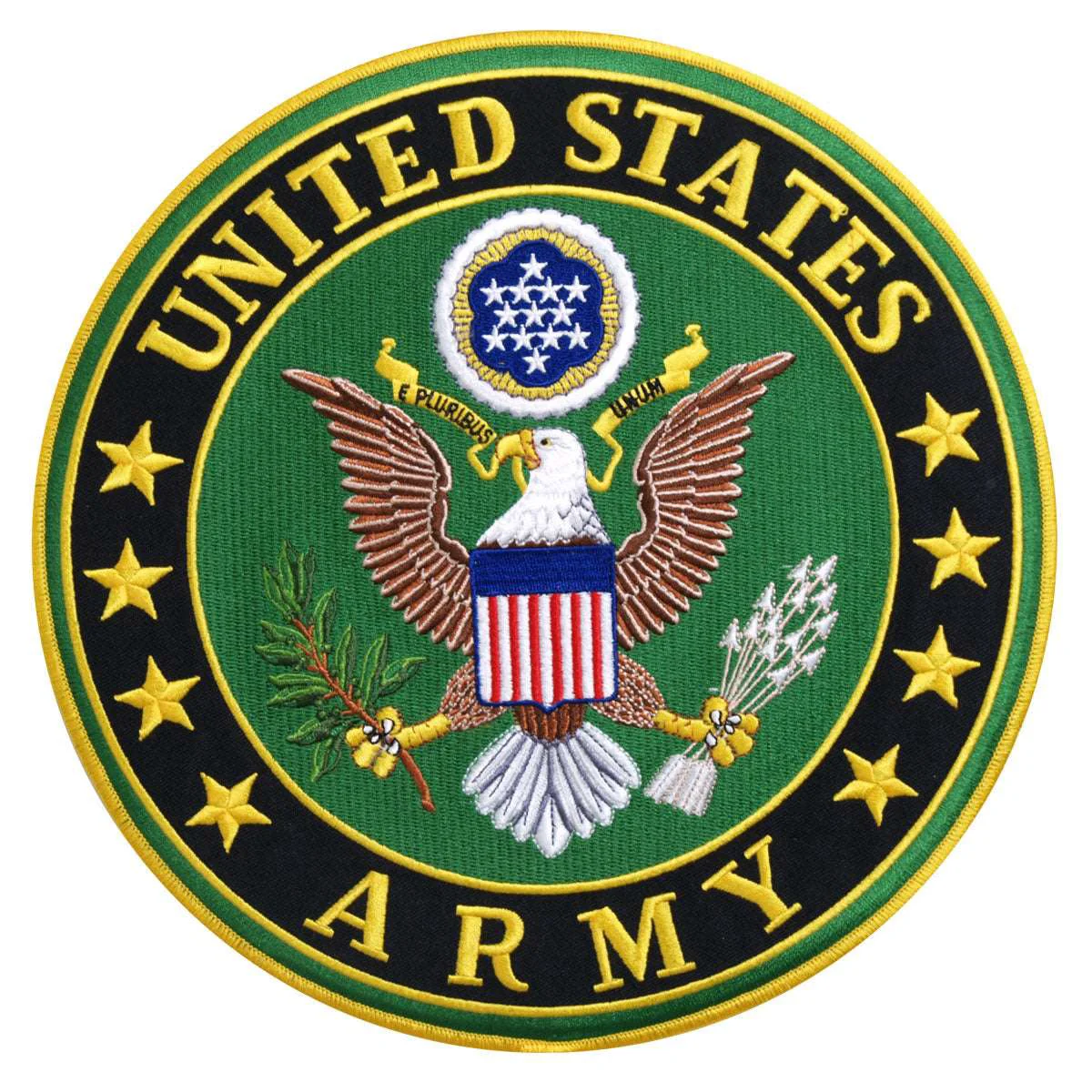 Certified Hot Leathers 3 x 3 United States Army Logo Military Patch PPE1200 Sophisticated