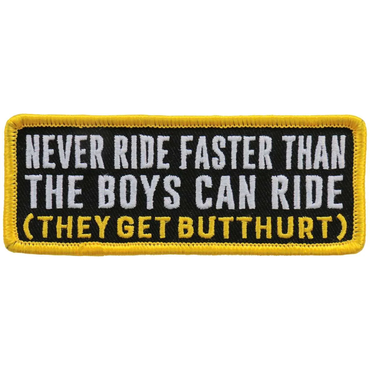 Stylish Hot Leathers Ride Faster Than The Boys Patch PPL9747 Fine