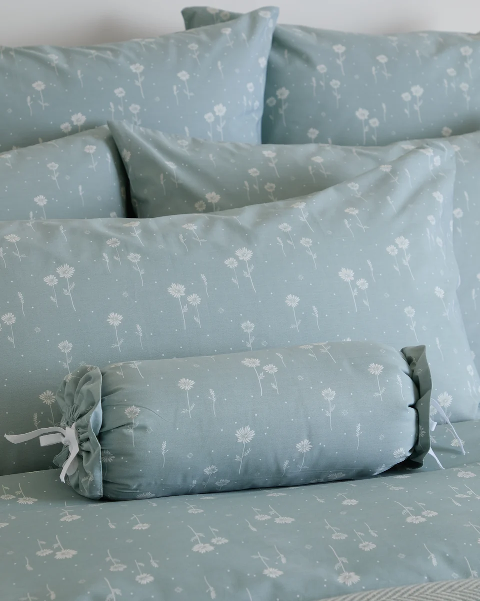 Solid Foxford Lady Daisy Bolster Cushion Consistent