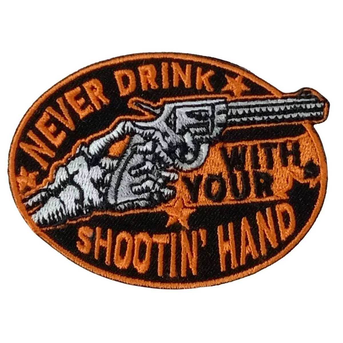 Unique Hot Leathers Drink 3 X 2.5 Embroidered Patch PPW1246 Luxury