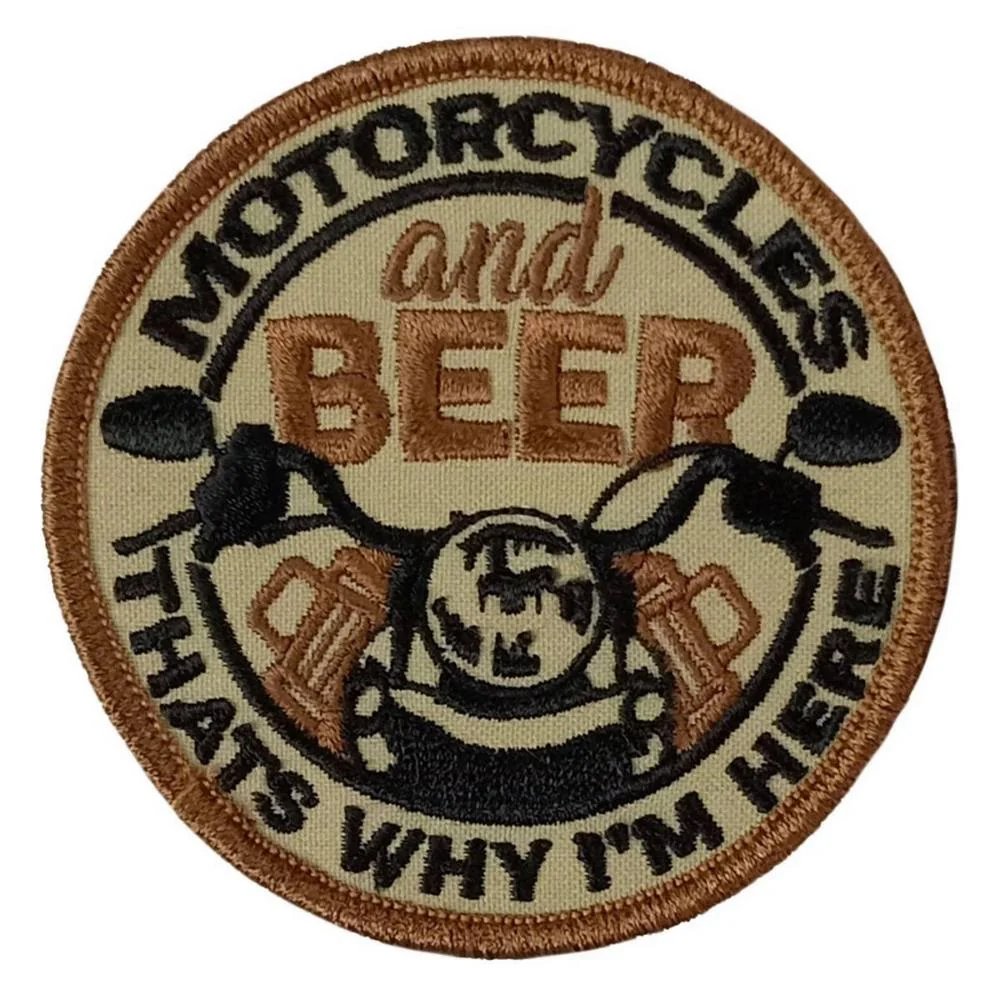Contemporary Hot Leathers Why Im Here 3 X 3 Embroidered Patch PPW1214 Professional
