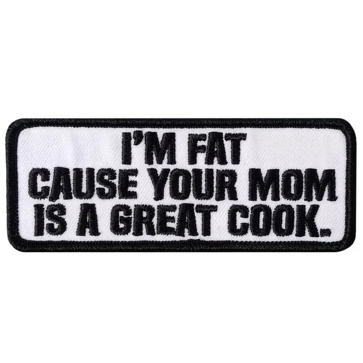 Smooth Hot Leathers Great Cook 4 X 1.5 Embroidered Patch PPW1278 Effective
