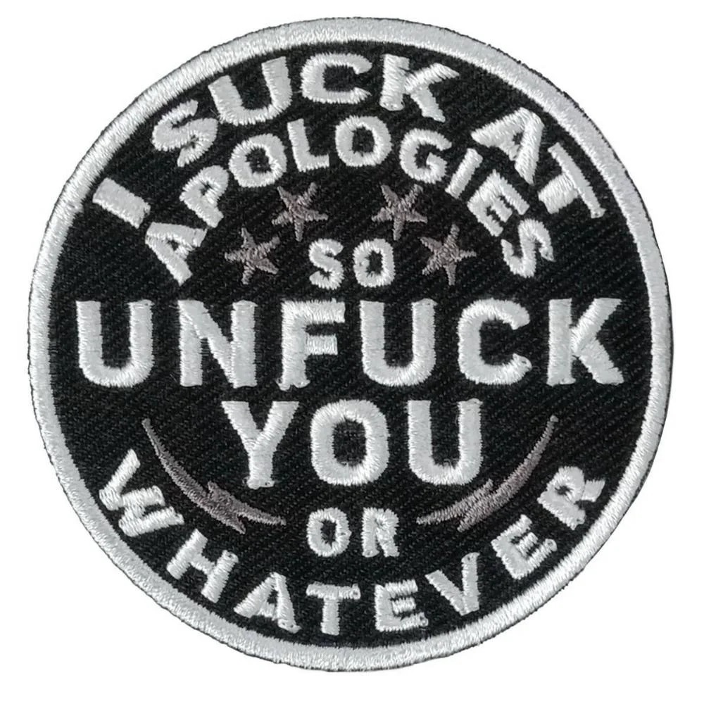 User-Friendly Hot Leathers Unfuck You 3 X 3 Embroidered Patch PPW1149 Authentic