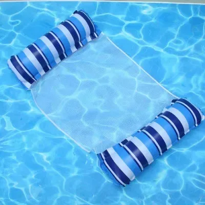 User-Friendly Hamaca inflable reclinable para agua colchón flotante para piscina y mar Smooth