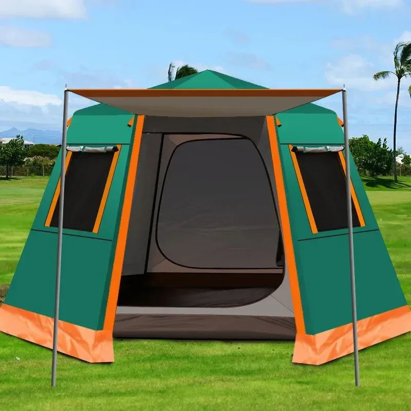Sustainable Tienda de campaña automática para exteriores con poste hexagonal de aluminio UV Fine