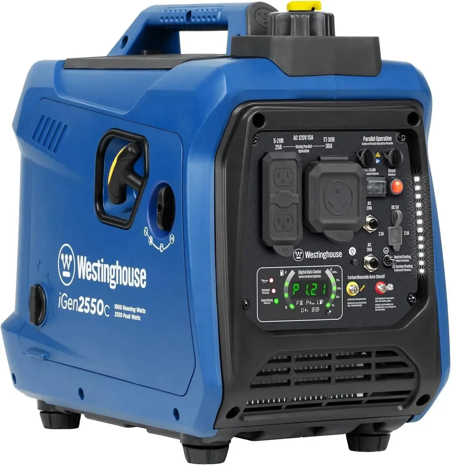 Artisan Generador inversor portátil Westinghouse de 2550 W súper silencioso ligero apto para vehículos recreativos y sensor de CO. Acerca de este artículo Casual