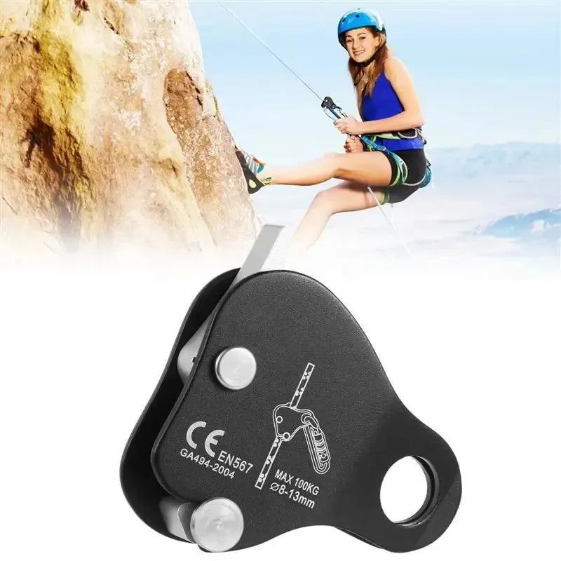 Durable Dispositivo de seguridad y ascenso con bloqueo automático de alta resistencia para cuerdas de escalada. Efficient