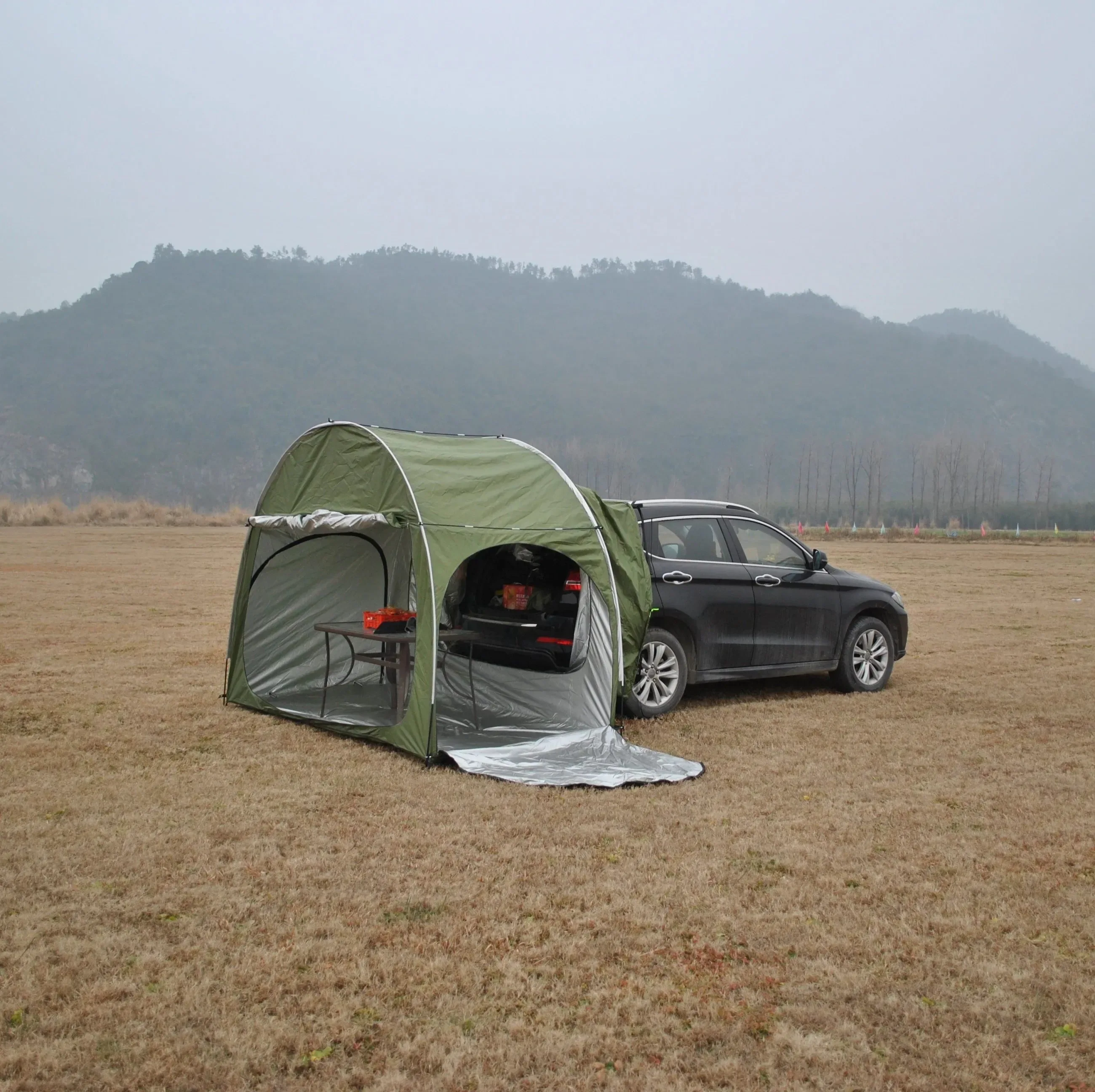 Unique Toldo para coche CZX-553 tienda de campaña trasera portátil e impermeable con almacenamiento Elegant