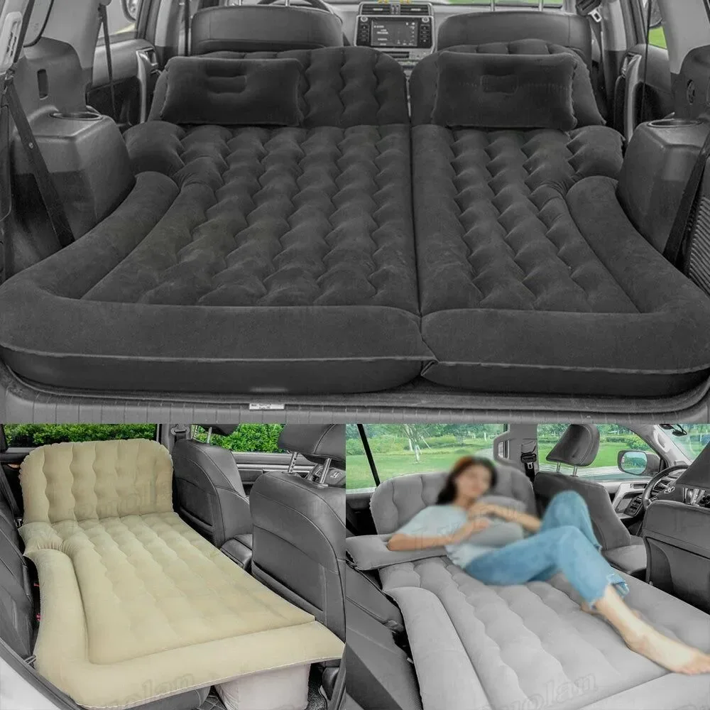 Unique Colchón de aire portátil para SUV cama inflable universal para coche con 2 almohadas Crafted