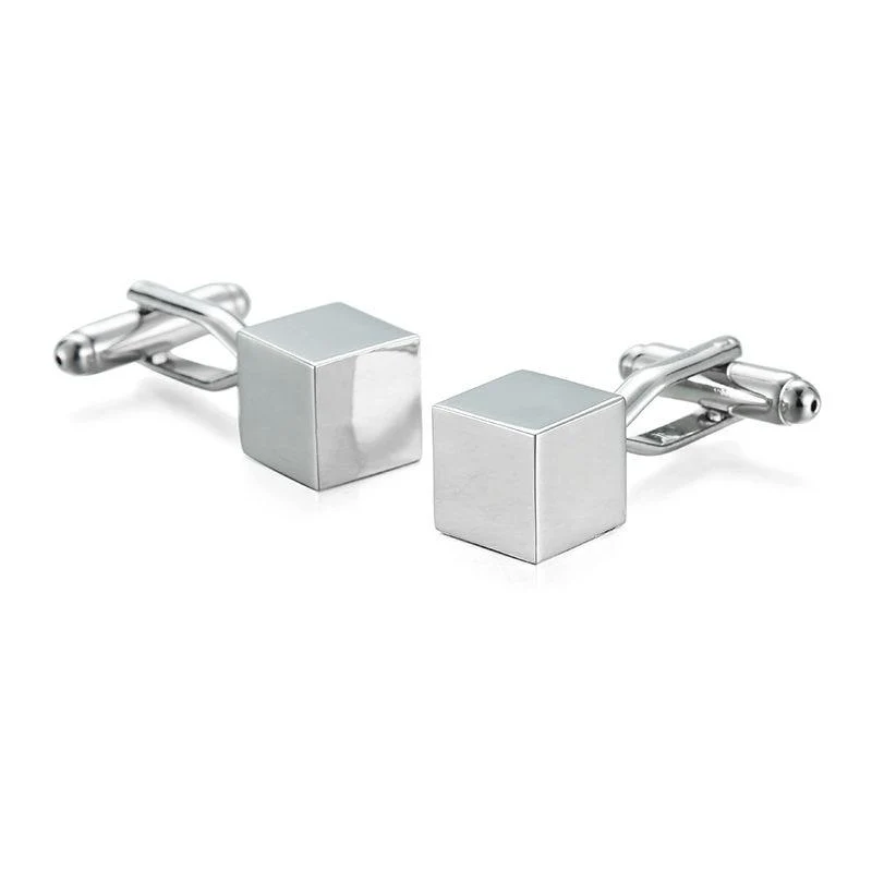 Certified Cube Cufflinks Long-Lasting