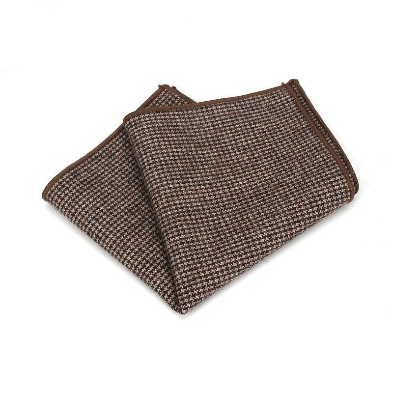 Verified houndstooth Pañuelo de bolsillo de lana Original