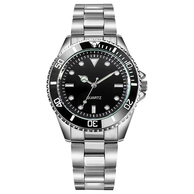 Authentic Victor Reloj deportivo de acero inoxidable Trendy