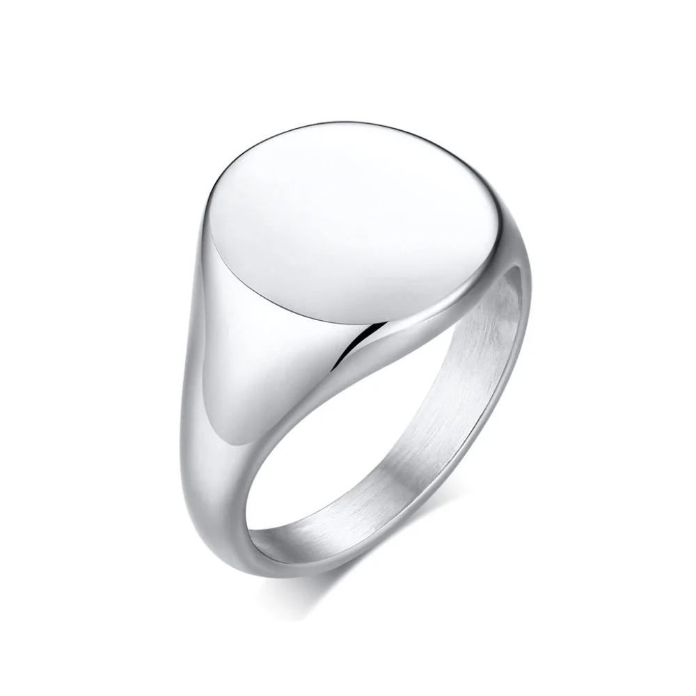 Authentic Carl Anillo Signet Fashionable