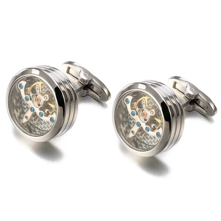 Authentic Gemelos redondos con movimiento Tourbillon Refined