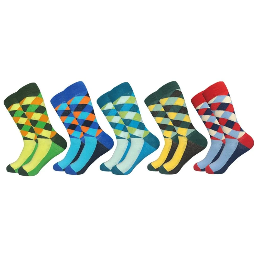 Soft Juego de Calcetines Casual de Algodón Recyclable