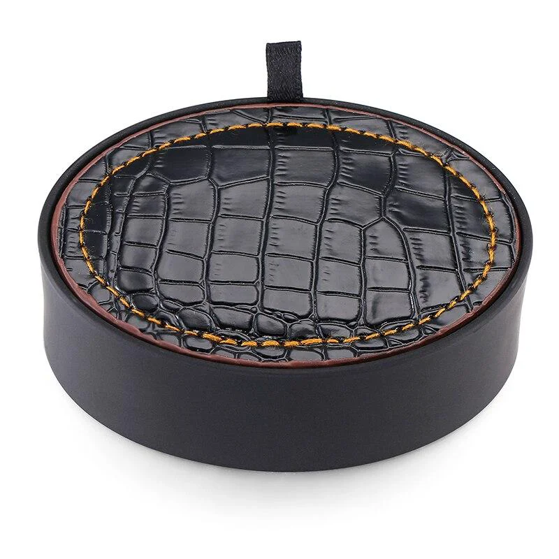 Casual Pietro Caja de regalo de piel negra para gemelos Outstanding