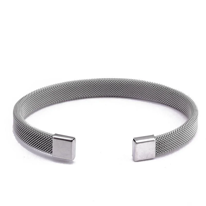 Contemporary Claudio Pulsera de malla minimalista Advanced