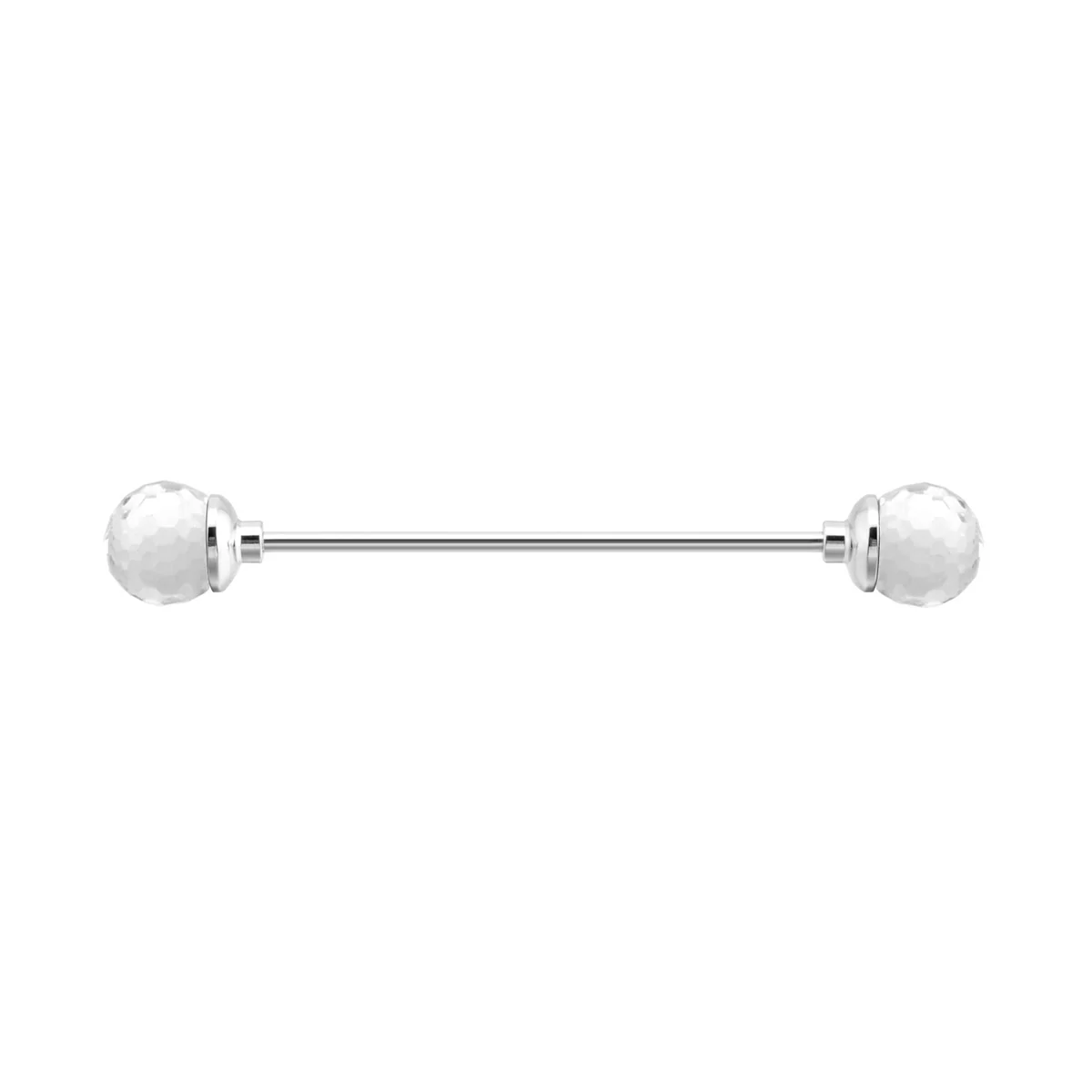 Consistent Snow White Ball Colar Bar Certified