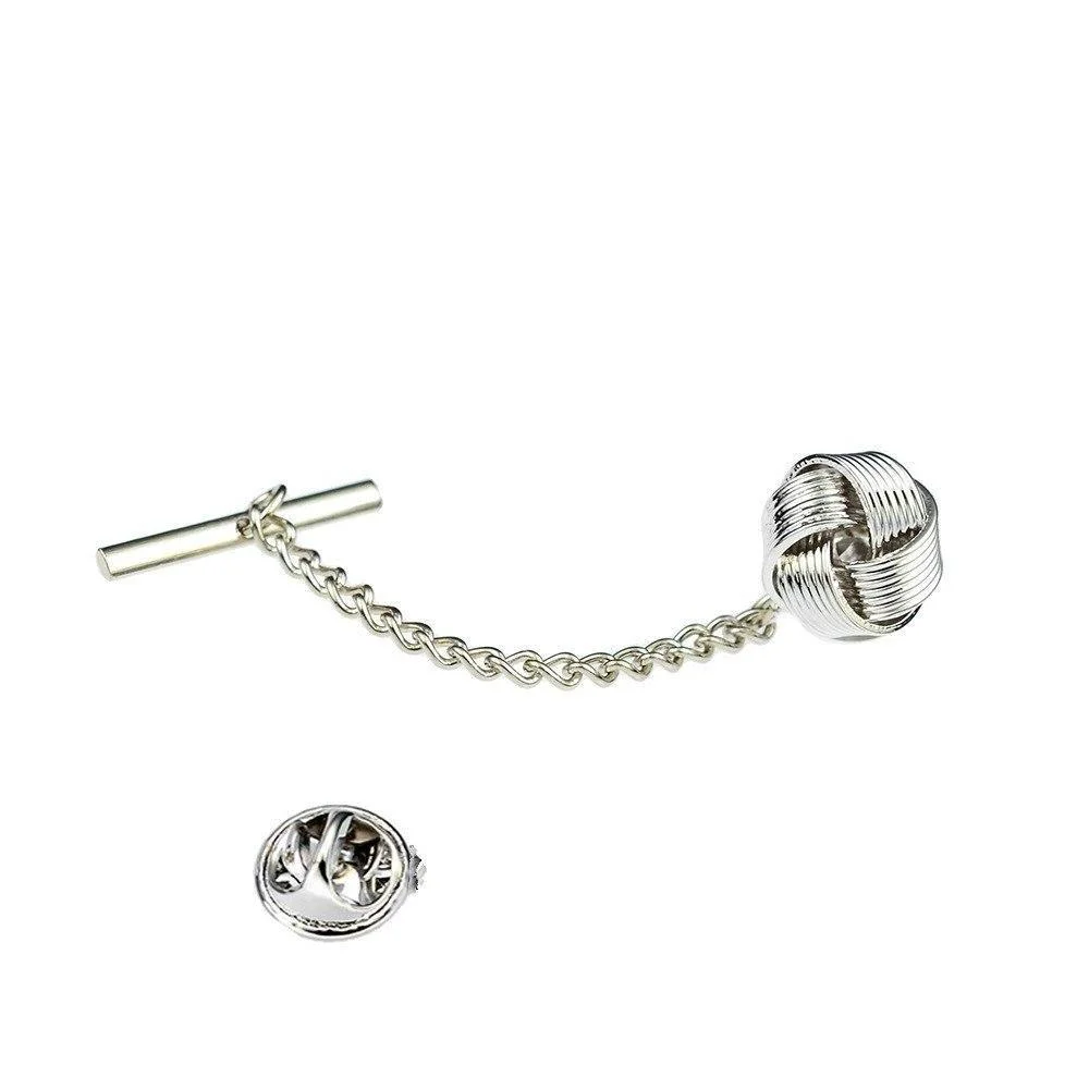 Breathable Metal Knot Tie Tack Efficient