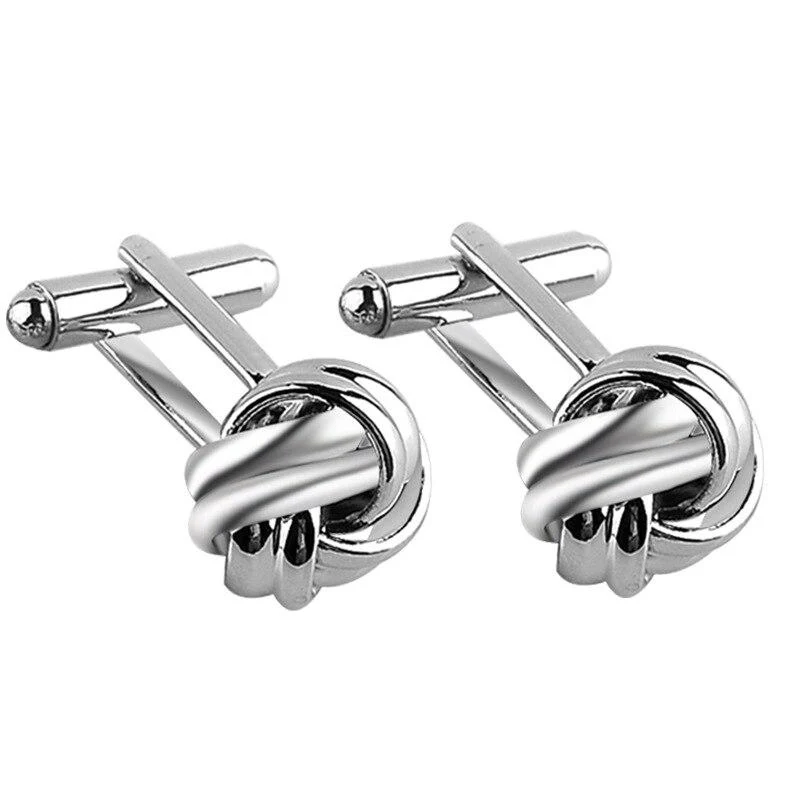 Trendy Metal Knot Cufflinks Fast