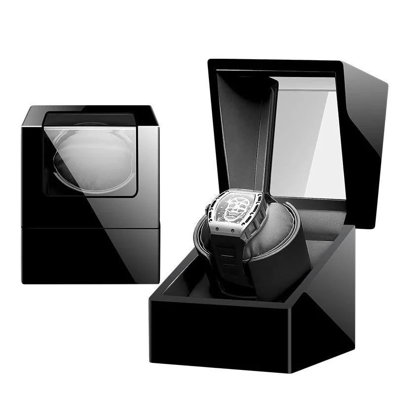 Top-Quality Fabrizio Caja pulida Reloj mecánico Winder Proven