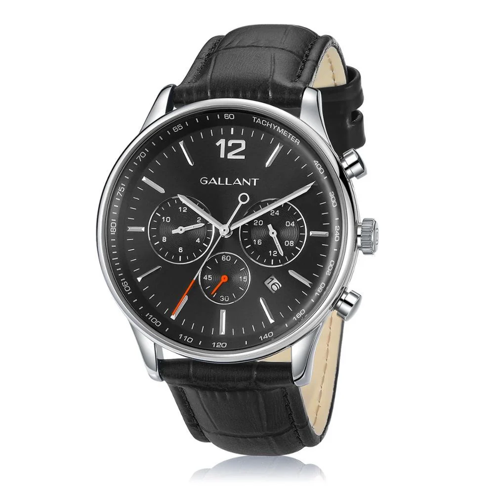 Solid Carl Reloj deportivo cronógrafo clásico High-Grade
