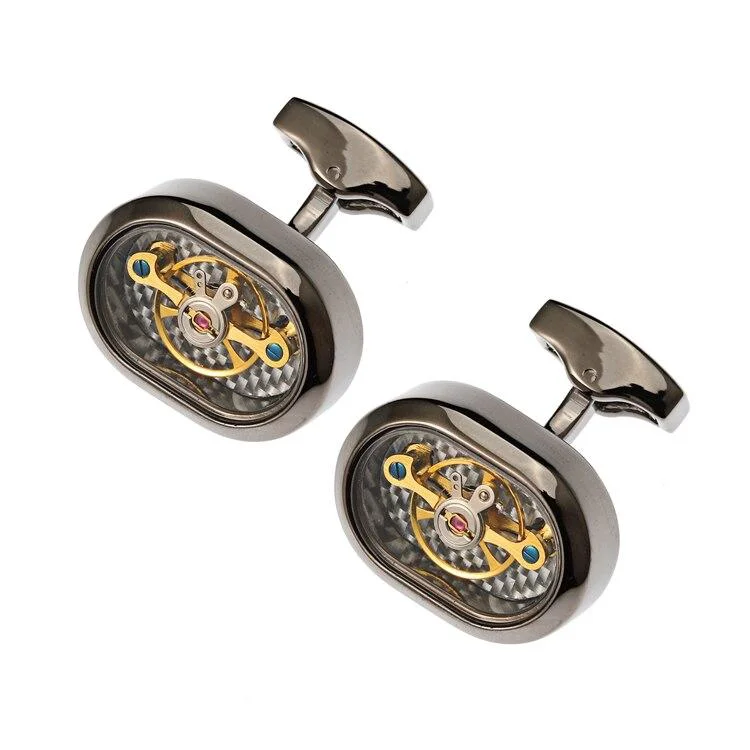 Authentic Gemelos Tourbillon con movimiento mecánico Sophisticated