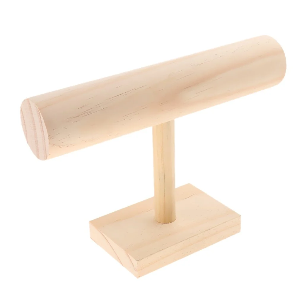 Superior Soporte para pulseras minimalista de madera maciza Sophisticated
