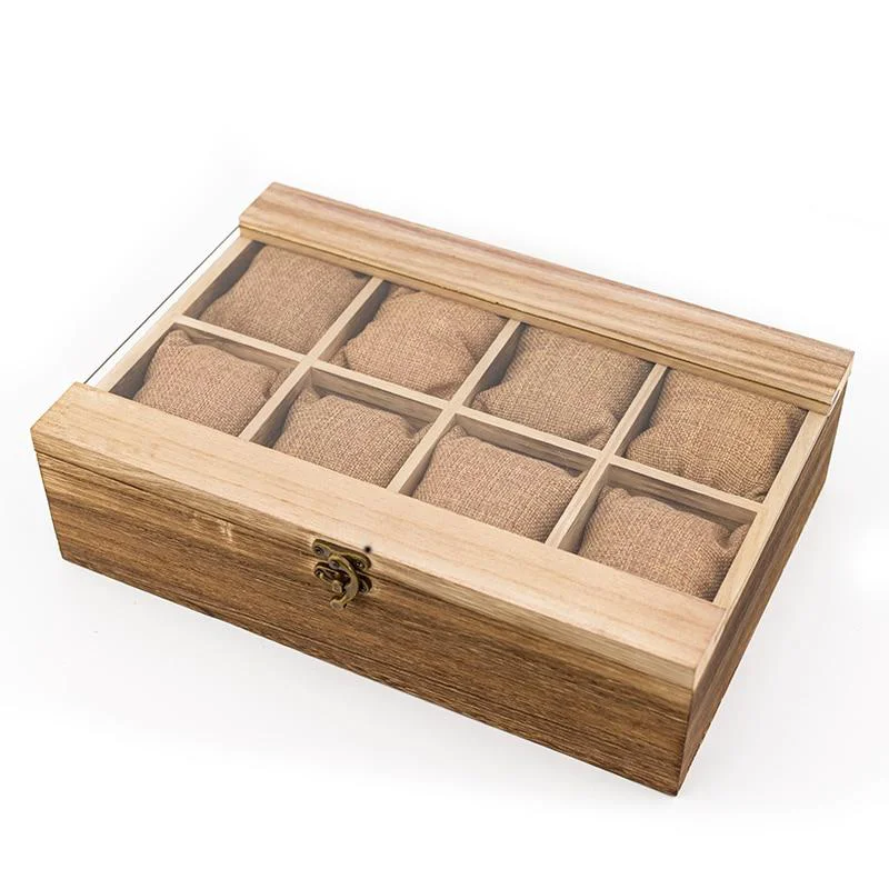 Contemporary Armano Caja Organizadora de Madera Boho para Relojes 4-8 Ranuras High-Performance