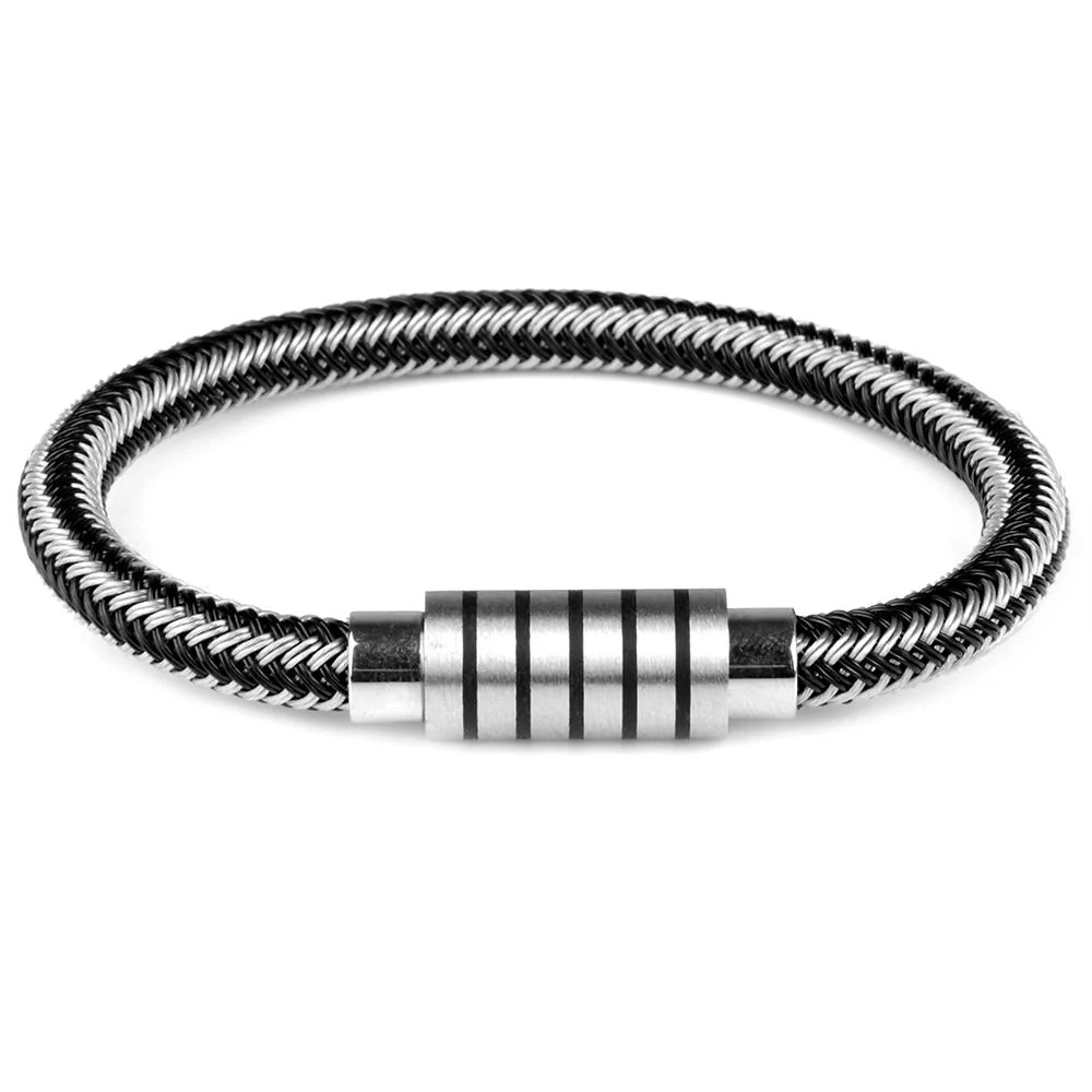 Casual Alio Pulsera de cuerda metálica Breathable