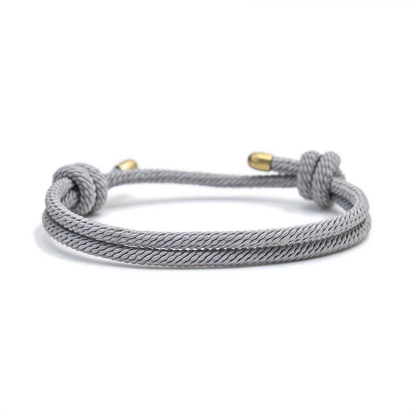 Breathable Pulsera minimalista de cuerda doble Ulf Excellent