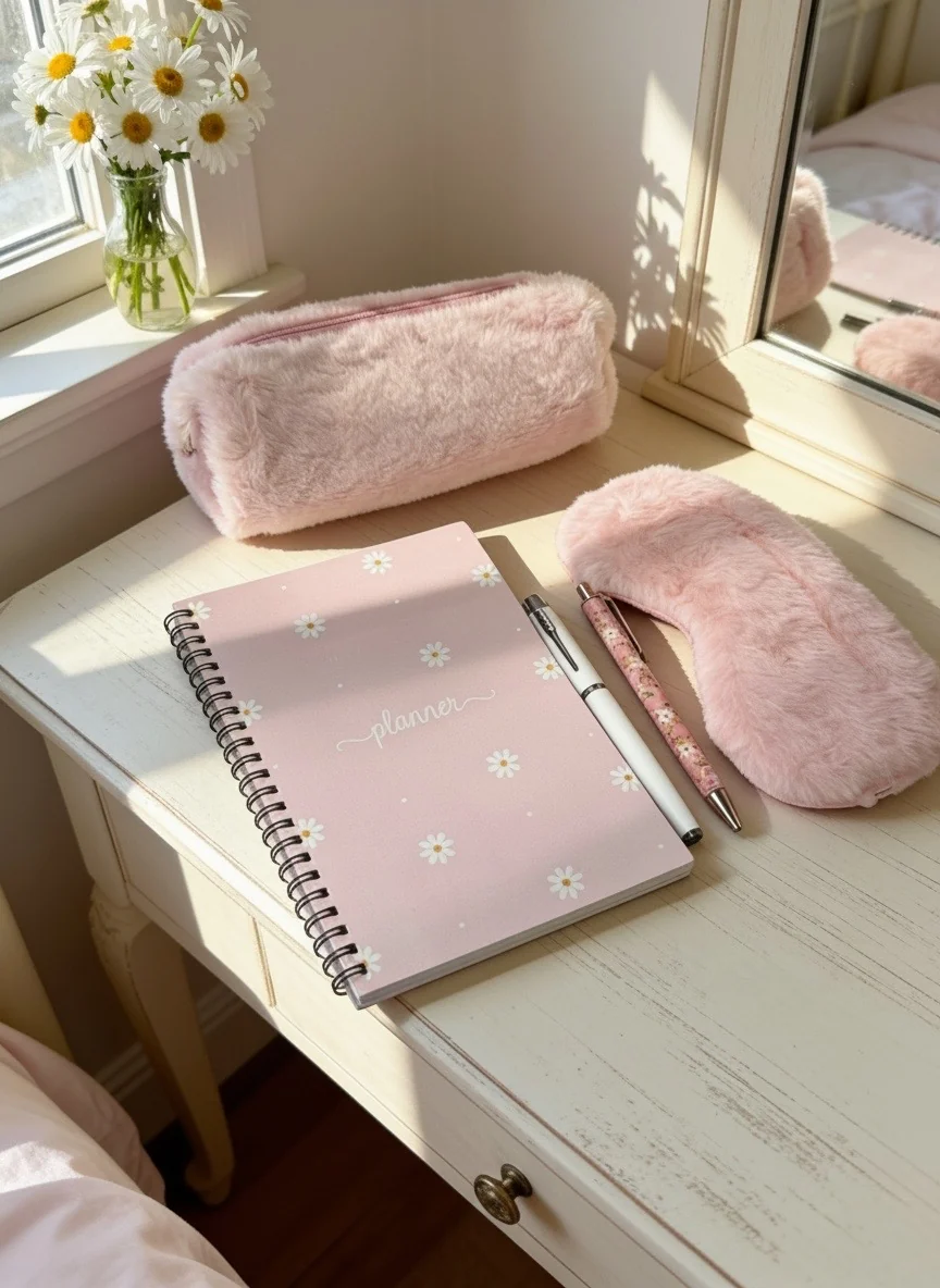 Artisan Pretty in Pink To Do List Planner Set Excellent