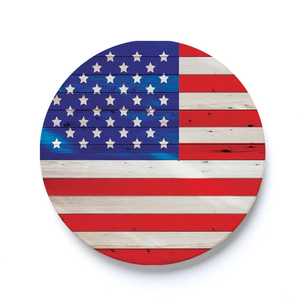 Trusted American Flag Car Coaster Set Expertly Made