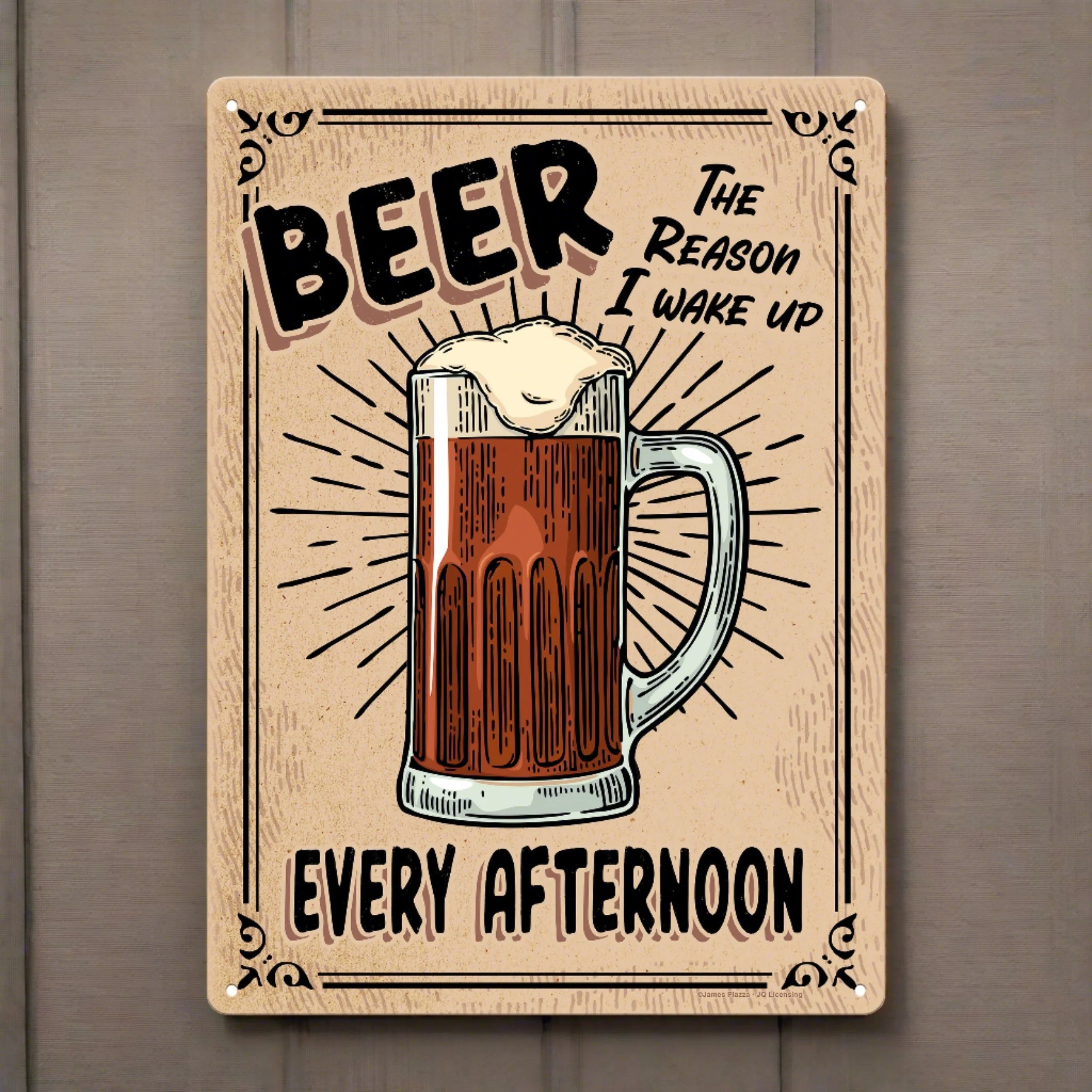 Trendy Tin Sign 12in x 17in-Beer the Reason Solid