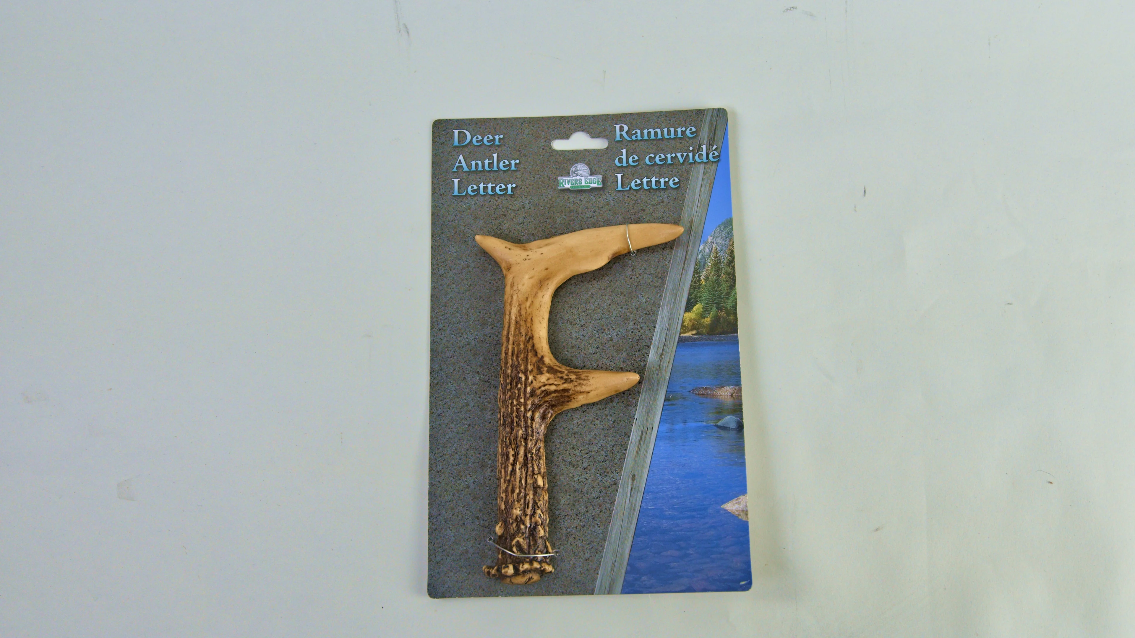Stylish Antler Letter-F Elegant