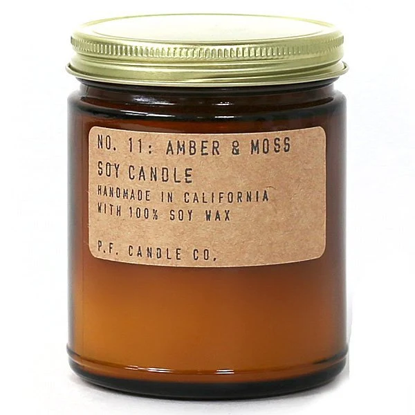 Carefully Designed No. 11 Amber Moss Soy Candle Environmentally Friendly