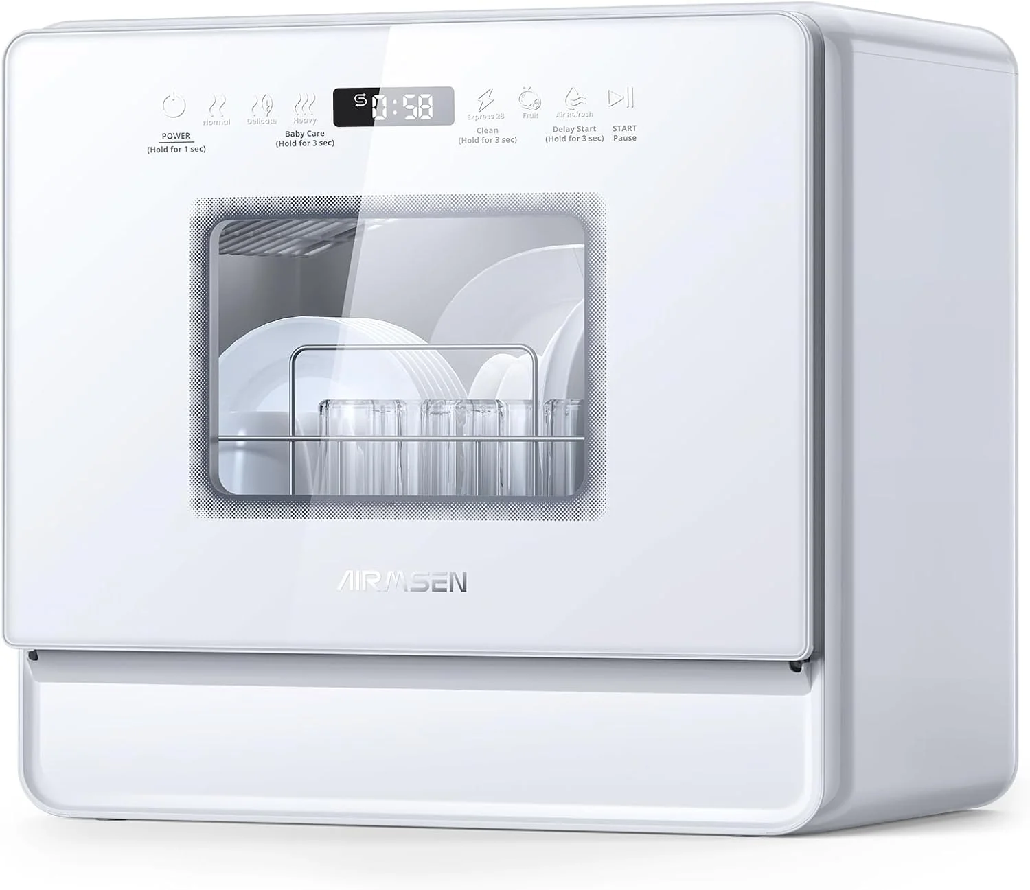 Contemporary Portable Countertop Dishwasher Selected