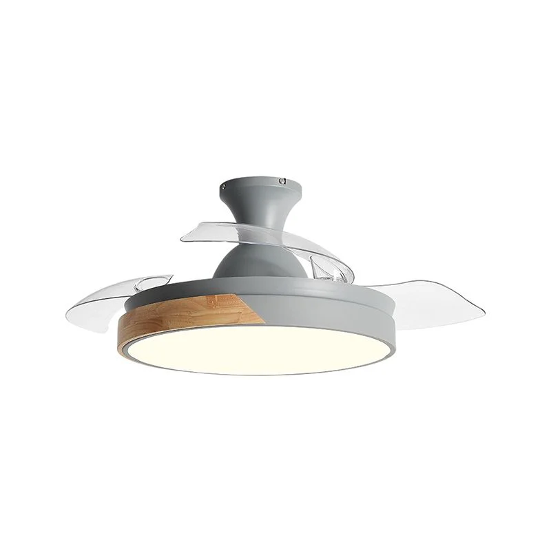 Stylish Morandi Deckenventilator mit Beleuchtung Klare Blätter 5 Farben ∅90 100CM Excellent