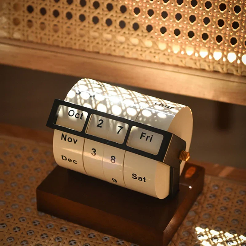 Sophisticated Perpetual Desk Calendar Convenient