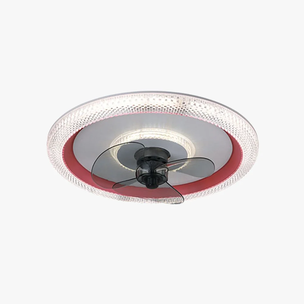 Soft Kirsten Deckenventilator mit Beleuchtung 3-Blatt 3 Farben 50CM Long-Lasting