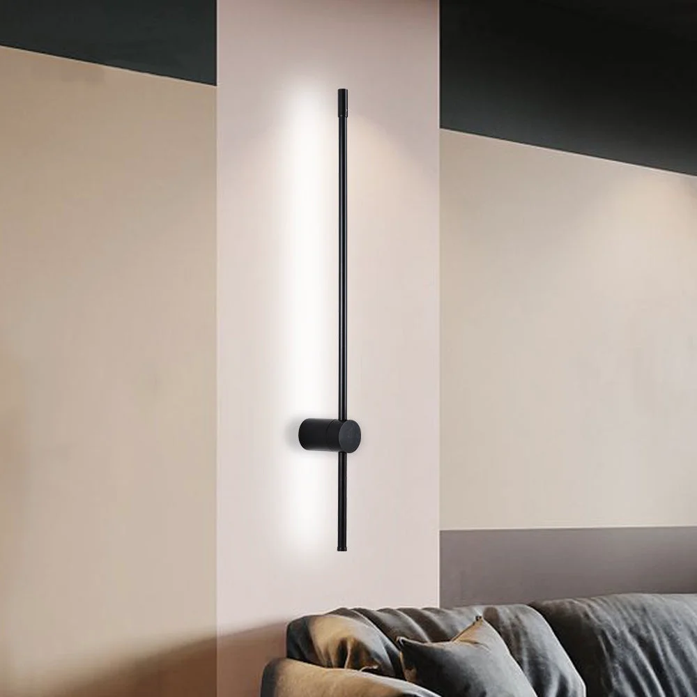 Consistent Edge Minimalistische Lineare LED Wandleuchte für Schlafzimmer Wohnzimmer Relaxed