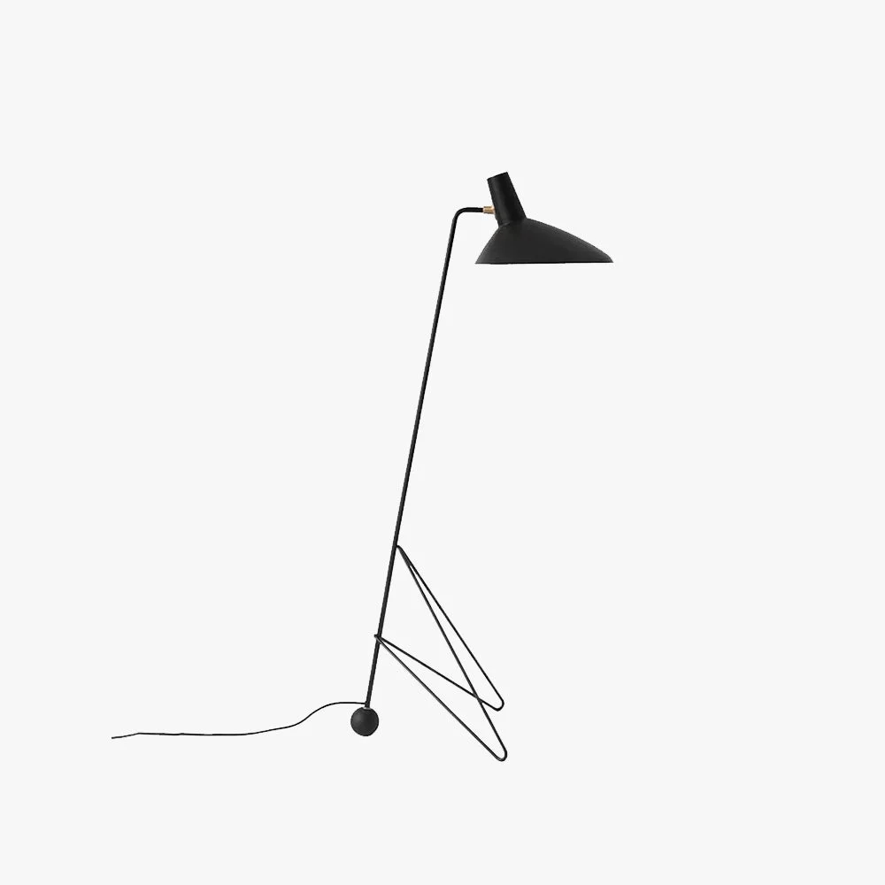 User-Friendly Salgado Geometrische Schwarze Stativ-Stehleuchte 130CM Lang Next-Generation
