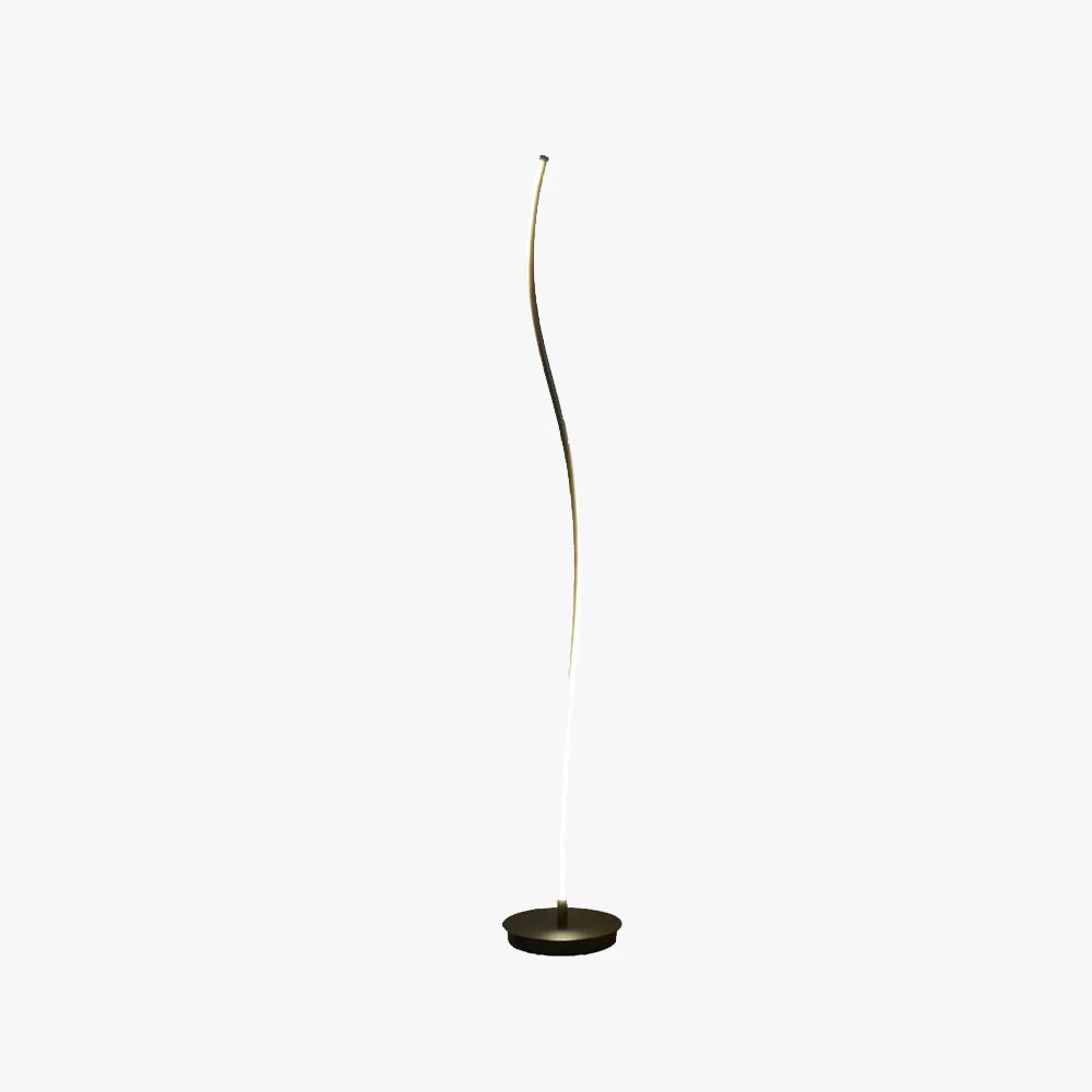 Solid Stromlinie Stehleuchte Metall 2 Farben 145CM Lang Trendy