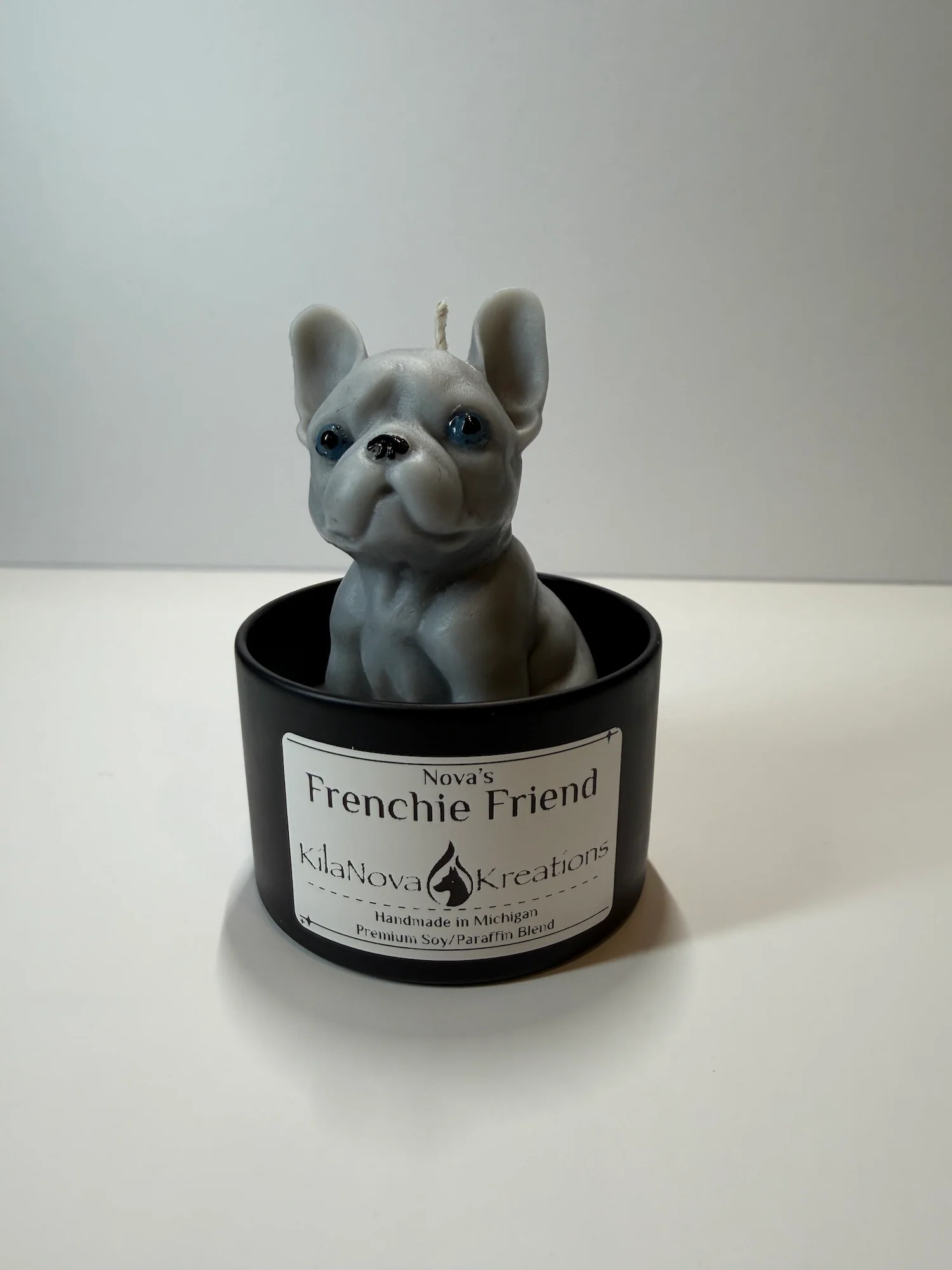 Environmentally Friendly Frenchie Friend - Bulldog Dog Candle Fashionable