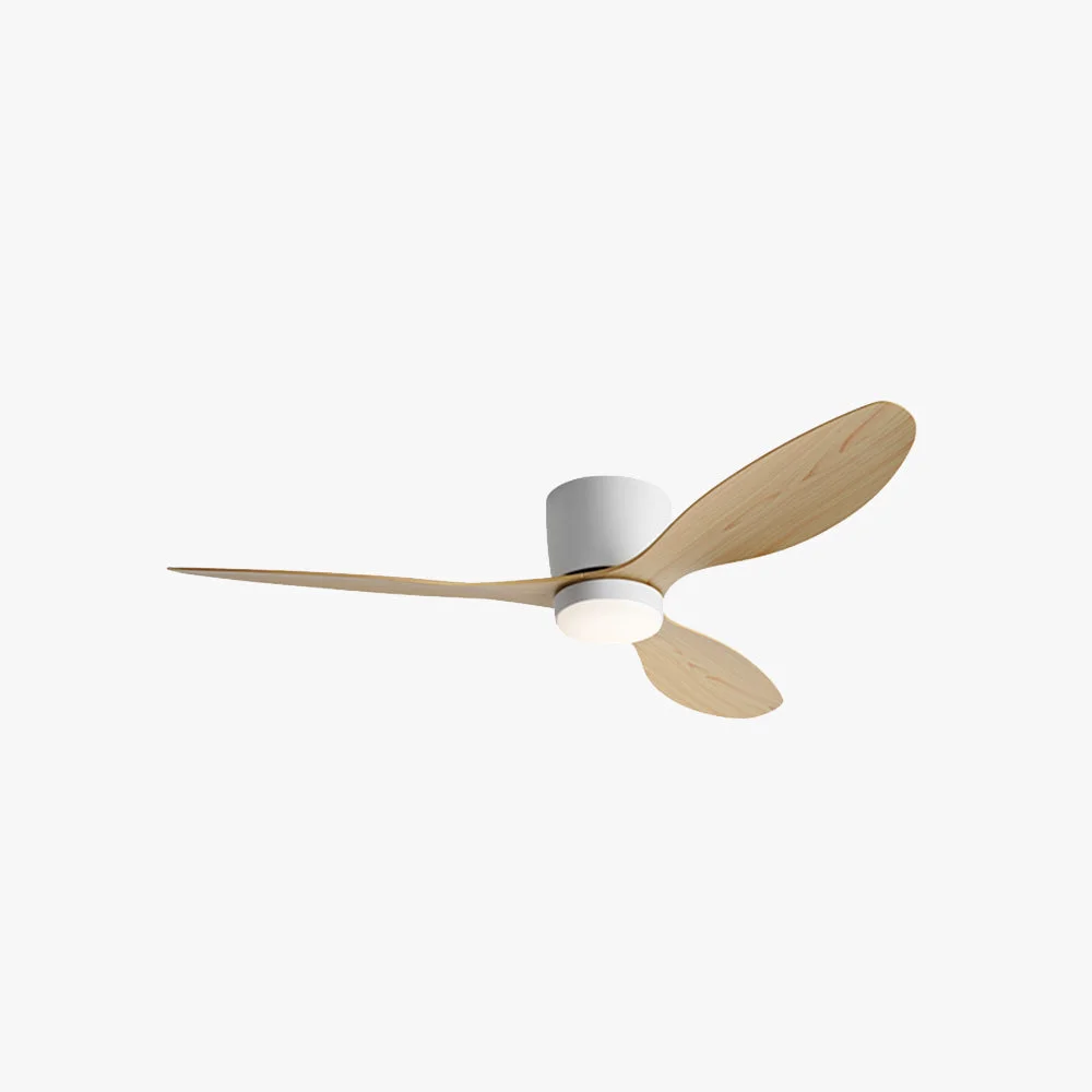 Top-Quality Walters Minimalist 3 Blätter Deckenventilator 2 Farben Metall ABS ∅130CM Casual